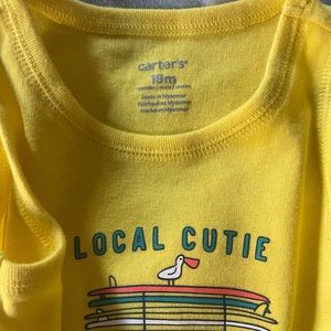 NWOT Carter’s sleeveless onesie
